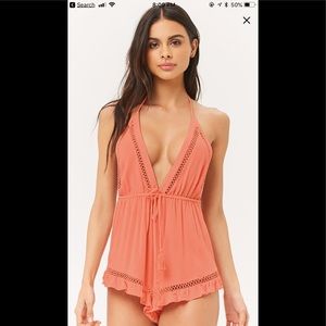 Plunging Swim Cover-Up